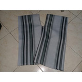 Poncho Gris Rayado Niño 45 A 50 Cms 