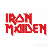 Adesivo Emblema Iron Maiden Linha Heavy Metal Resinado 3d