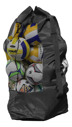 Balonera Saco Bolso Xl 15 Balones - Fútbol Volei Basquet