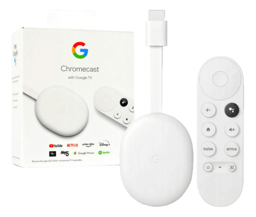 Novo Google Chromecast 4 C/google Tv  4k 8gb 100% Original