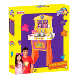 Cozinha Infantil Maria Clara E Jp 82 Cm Com Acessórios Cor Amarelo