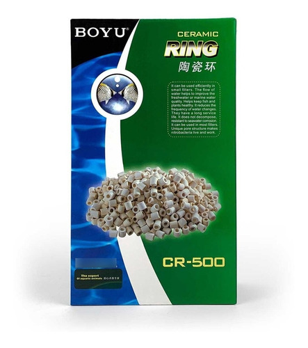 Canutillos Ceramica 500 Gr Boyu Filtracion Biologica Peceras