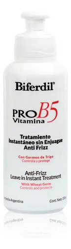 Tratamiento Anti Frizz Sin Enjuague Biferdil Pro Vitamina B5