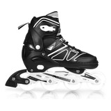 Patines Profesionales De Línea Ajustables Luces Leds