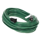 Otimo 100 Pies 16/3 Sjtw Verde, Cable De Extension Para Exte