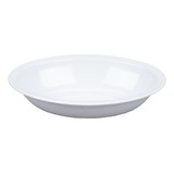 Set X12 Bowl Oval Ensaladera Compotera Melamina Blanca 25x18