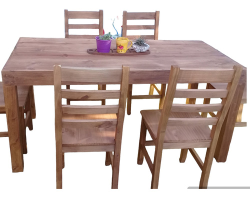 Juego De Comedor Con Mesa 1.40x80 Y 4 Sillas Vrios Modelos