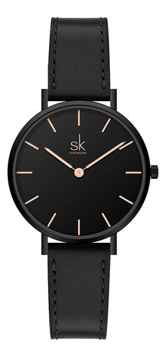 Relojes Shengke Sk Ultradelgados Y Minialistas Para Mujer, S