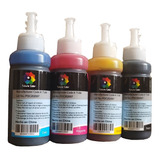 4 Tinta Universal Generica  Hp, Canon, Eps Br 100 Ml