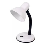 Lámpara De Escritorio Blanca Flexible Interruptor Luz Led