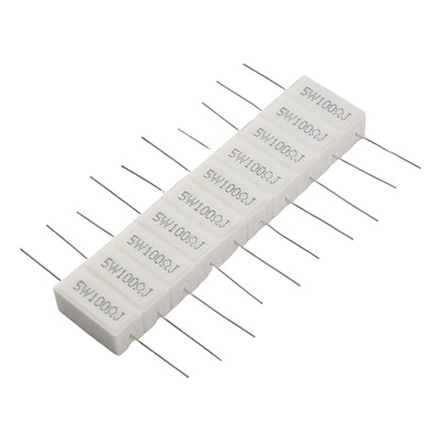 Resistencias De Cemento Cerámico Bobinadas 10 Veces, 100 Ohm | Envío gratis