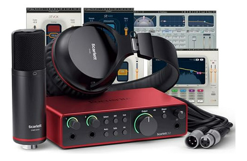 Interfaz De Audio Usb Focusrite Scarlett 2i2 Studio (4ta Gen