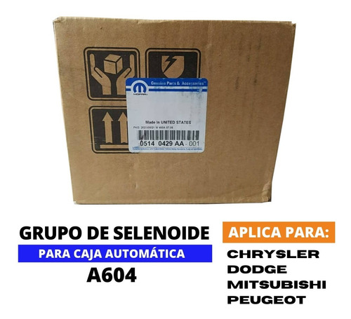 Grupo De Selenoide, Caja A604, Chrysler, Dodge, Nen Foto 7