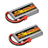 2pcs Atualização 7.4v 2700mah 2s Peça De Reposição Da Bateri