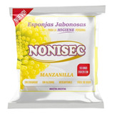 Paño Esponja Jabonosa Seco Con Manzanilla Nonisec Pack X 10u