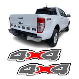 Sticker Calcomania 4x4 Para Costado De Batea Ford Ranger