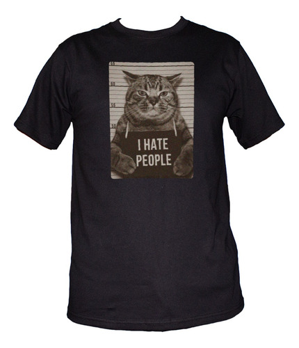 Playera Aesthetic Gato Hater Angry Cat