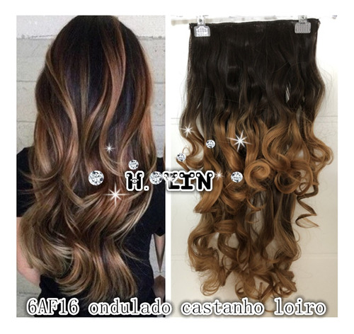 Ombre Hair Fibra Organico Tic Tac 60cm 216/2/30 Californiana