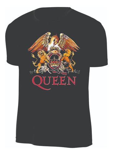 Camisetas Queen Banda Rock Logo