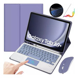 Funda Con Teclado, Ratón Y Lápiz Para Galaxy Tab A9 Plus 11