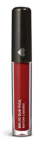 Batom Líquido Supermate Vermelho Beijo Que Fica 4ml Cor Vermelho