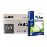 Resma Ledesma Autor A4 70 Grs Pack X10 Color Blanco