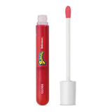 Gloss Labial Vermelho Morango Intense Bubbaloo 5ml + Brinde