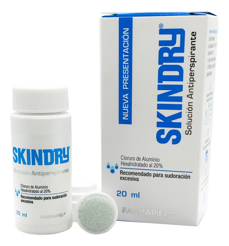 Skindry Antitranspirante Sudoración Excesiva 20ml Para Piel Normal