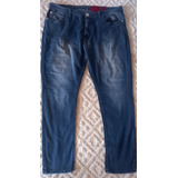 Pantalón Hombre Azul Jeans Pitillo. Original Ellus Talla 48 