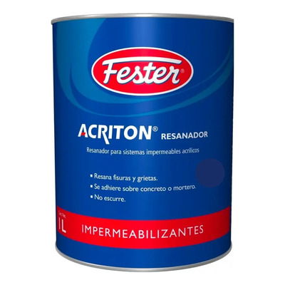 Fester Acriton Resanador 1l Color Blanco | MercadoLibre