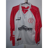 Camiseta Huracan Envion Titular 1999 Manga Larga #15 Talle 3