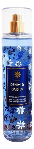 Bath & Body Works Denim & Daisies Splash Fragrância 236ml Para Feminino