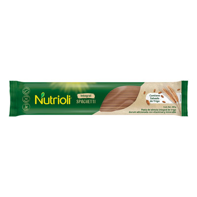 Pasta Nutrioli Spaghetti Integral 200gr