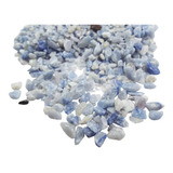 Pedra Cristal Natural Rolada Quartzo Azul Cascalho 01 Kg