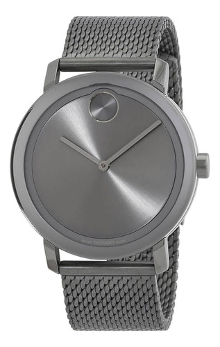 Movado Bold Evolution Reloj De Cuarzo Gris Esfera Para Hombr