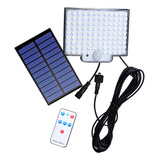 106 Led Lámpara Solar Luz Exterior Pared Con Control Remoto