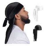 2pcs Durag Bufanda Gorras Bandana Para Hombre Y Mujer Pirata