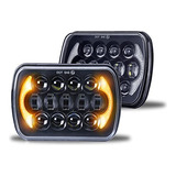 Perzework Faros Delanteros Led Actualizados 200w 5x7 7x6 Con