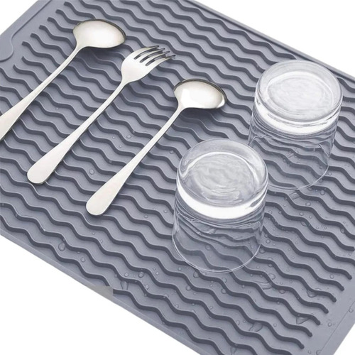 Tapete Escurridor De Platos De Cocina Silicona