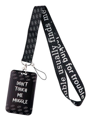 Porta Carnet Y Lanyard Harry Potter Muggle Porta Documento