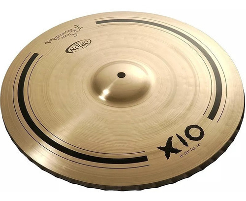 Prato Orion Chimbal Hi Hat X10 Personalidades Spx14hh Bronze Cor Dourado