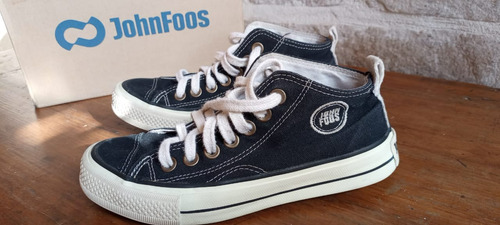 Zapatillas John Foos 164 Flashback Negro  - Como Nuevas!!! 