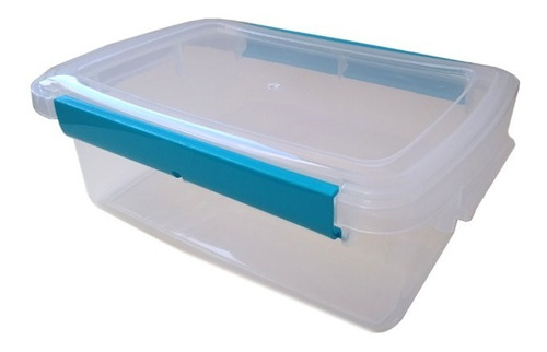 Contenedor N1-plástico C/ Tapa Apto Freezer Apilable Cristal