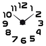 Reloj De Pared 3d Extra Elegante 50 Cm