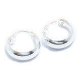 Aros Argollas Gruesas Plata 925