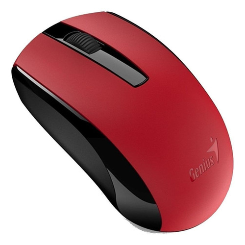 Mouse Inalámbrico Recargable Genius  Eco-8100 Rojo