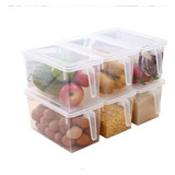 Caja Organizadora Para Refrigerador Con Tapa Y Mango - Cukin
