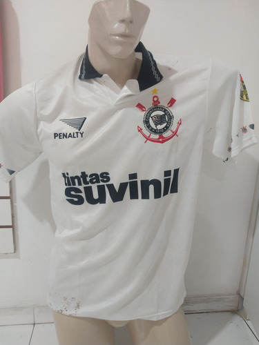 Camisa Corinthians Antiga Oficial Suvinil 