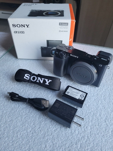 Sony Alpha A6100 Mirrorless 24mp Video 4k Super Autofocus 