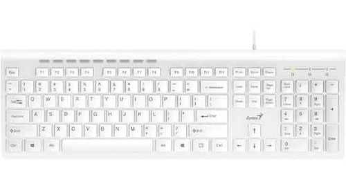 Teclado Genius Slimstar 230 Usb White 